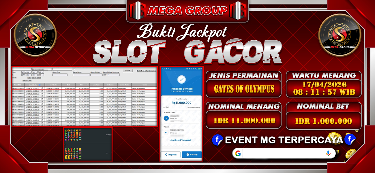 Bukti JP situs Shiowla hari Jumat, 17 April 2026