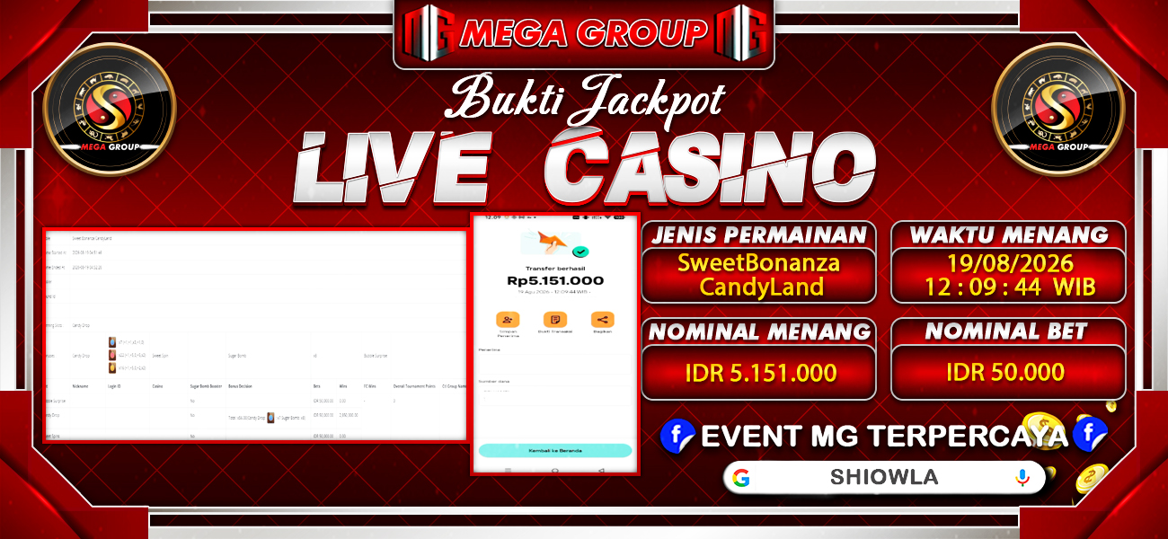 Bukti JP situs Shiowla hari Rabu, 19 Agustus 2026